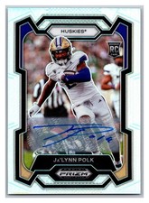 2024 Panini Prizm Draft Picks - Ja'Lynn Polk Auto #177 Silver Prizm (RC)