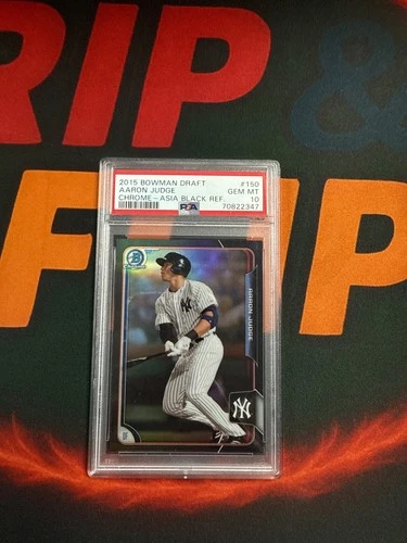 2015 BOWMAN DRAFT AARON JUDGE CHROME - ASIA BLACK REF. PSA 10
