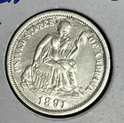 1891-O Liberty Seated Dime CHXF