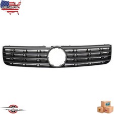 Fits 1998-2001 Volkswagen Passat Front Grille Assembly Black Plastic Vw1200130