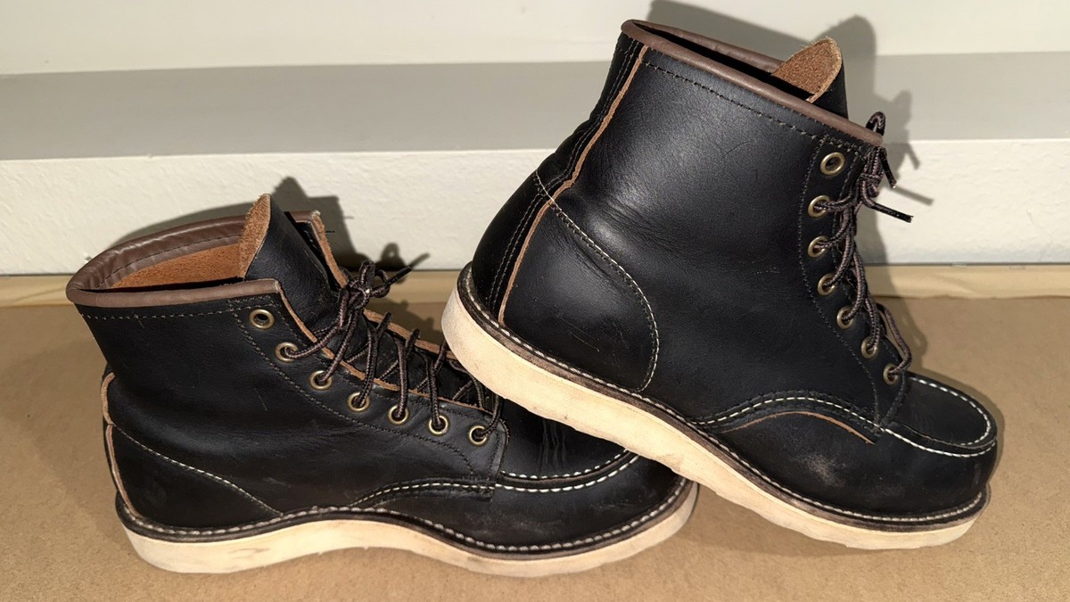 Red Wing 8849 Men's 6 Inch Classic Moc Boot-Black Prairie 9 D | eBay