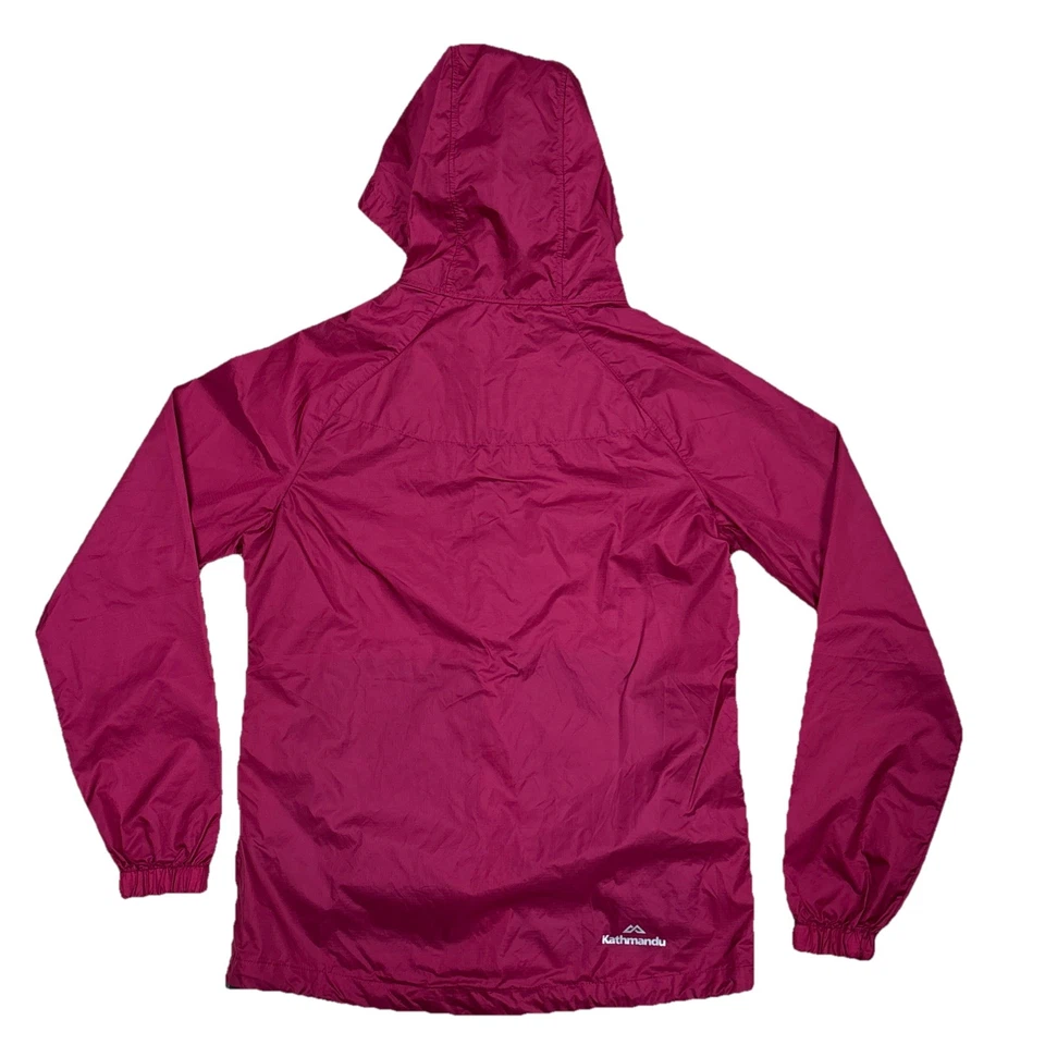Kathmandu Women’s Rain Jacket Red/pink Lightweight Pack&Go Size 8 - Image 4 of 4