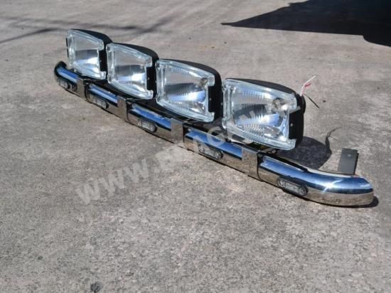 DachträGer + Leds + Spotlampen FüR Mitsubishi Canter Lkw Vorderseite Edelstahl-image