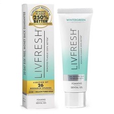LIVFRESH Toothpaste Gel Clinically Proven to Remove Plaque 250 Better