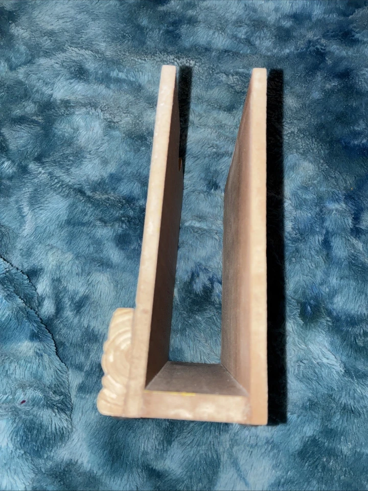 Servilletero Porta Letras “Bendito” Madera Natural de Granja 5.75x5.75” Rústico Foto 3 de 4