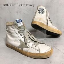 GOLDEN GOOSE FRANCY White Sneakers Size 37
