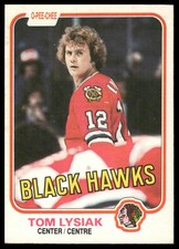 1981-82 O-Pee-Chee #59 Tom Lysiak Chicago Blackhawks