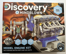Discovery Kids MINDBLOWN Model Engine Kit, DIY Mechanic Four Cycle Internal