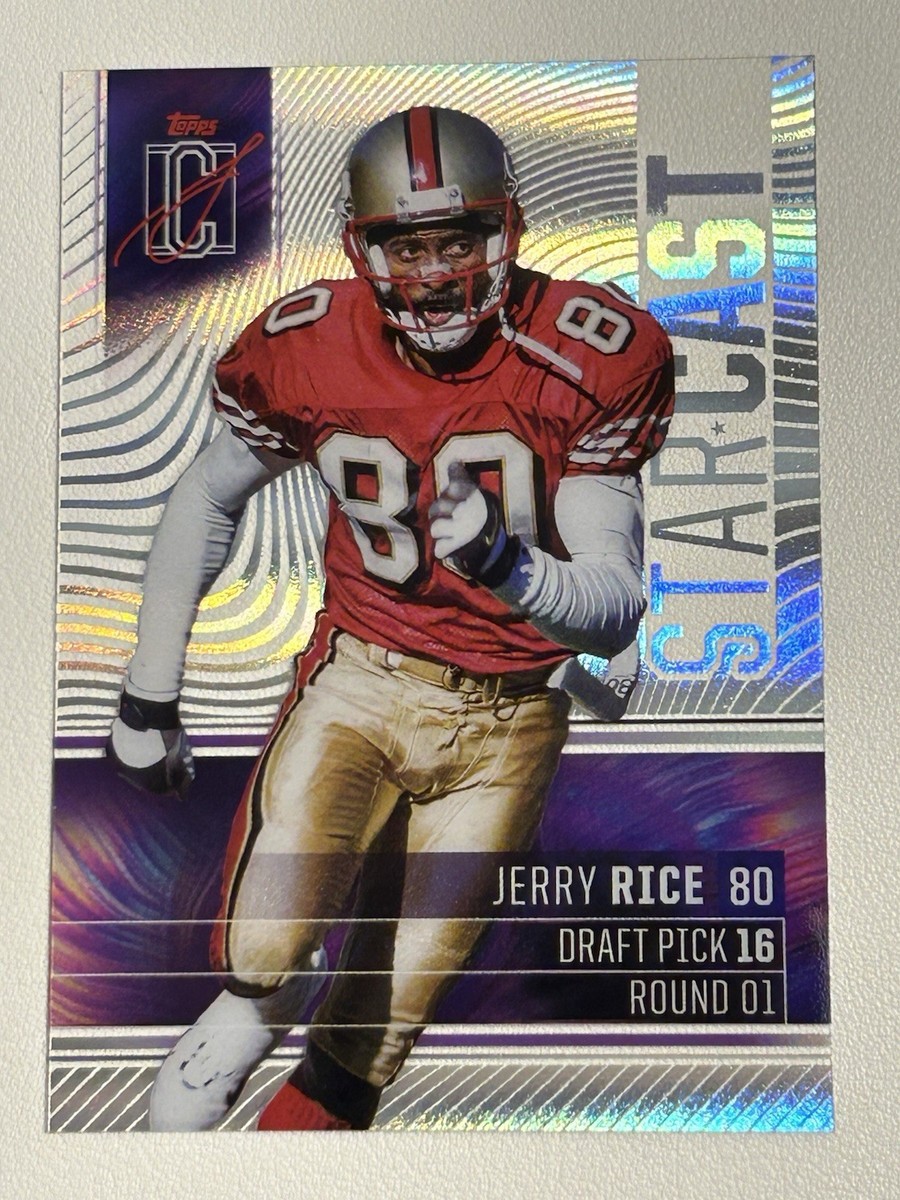 2024 Topps Signature Class - Star Cast Acetate Jerry Rice #SC-23
