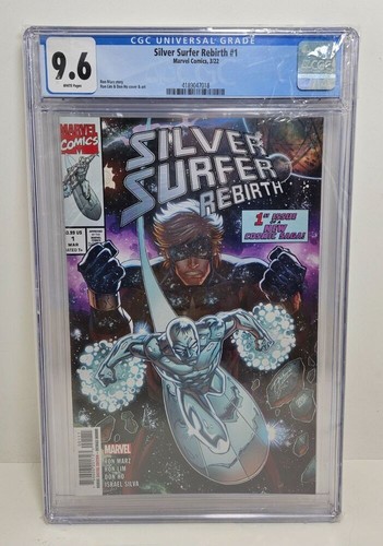 Silver Surfer Rebirth #1 CGC Graded 9.6