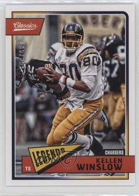 2018 Panini Classics Legends Red Back 95/299 Kellen Winslow #187 HOF 08rj