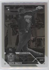 2023 Topps Chrome Negative Refractor Nate Eaton #96 0b3