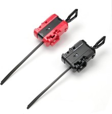 X Spinning Top Launcher 2 Pack Red Black with Winder