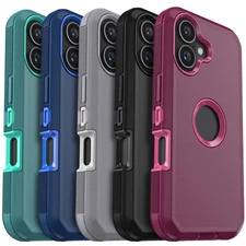 Case For iPhone 11 12 13 15 16 17 Pro Max XR 17 Air Heavy Duty Hard Phone Cover