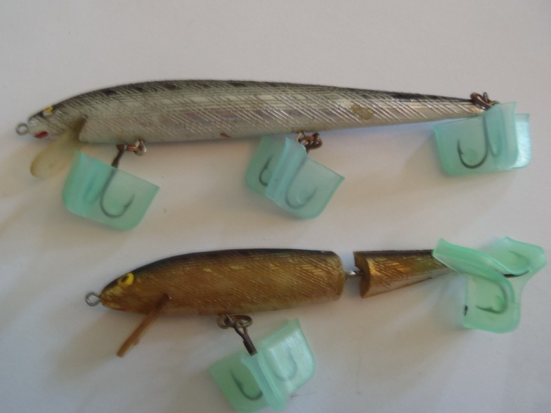 Rebel Floating Minnow & Jointed Minnow 4 1/2" & 3 1/2" , Bass, Trout, Wallleye