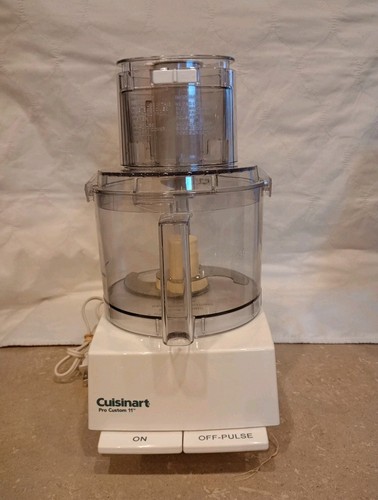 Cuisinart Pro Custom 11 Food Processor Bundle DLC-8S White EXCELLENT! - Picture 3 of 9