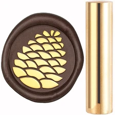 Pinecone Wax Seal Stamp Vintage Sealing Wax Stamps 12mm Retro Wood Stamp Remo...