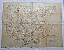 REGNO D'ITALIA 4ª ARMATA SEZIONE CARTOGRAFICA CADORE TIROLO CARTINA EPOCA 78X58