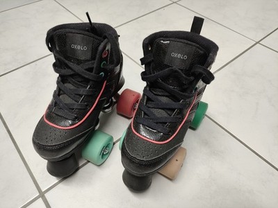 Rollschuhe Marke Oxelo von Decathlon Größe 31 Schwarz