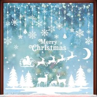 Fensterbilder Weihnachten 209 StüCk Selbstklebend Wiederverwendbar Doppelseitig