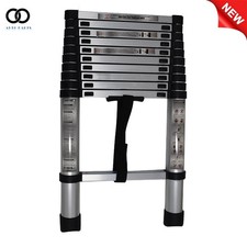 Aluminum 10.5 Feet Extension Telescoping High Quality Lightweight Step Ladder