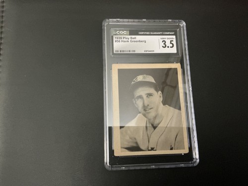 Hank Greenberg #56 1939 Play Ball card