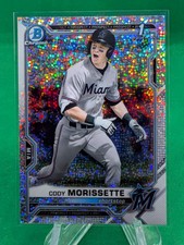 Cody Morissette 2021 Bowman Draft  BDC-88 1st Speckle Refractor Miami Marlins