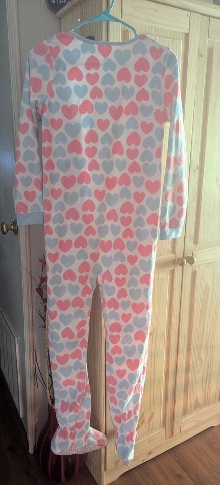 💤 Corazón y suela — Pijama Carter’s Feety, 14 para niña Foto 2 de 4