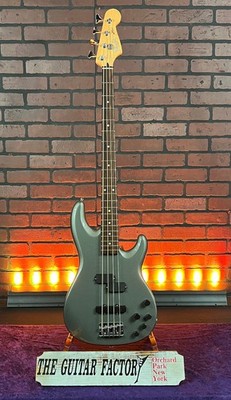 2001 Fender Deluxe Zone Electric Bass - Pewter -MIM - Rare