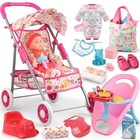 Baby Doll Stroller Set Toys for Girls Toddlers 3-5 4-6 Gifts,Baby Doll Set