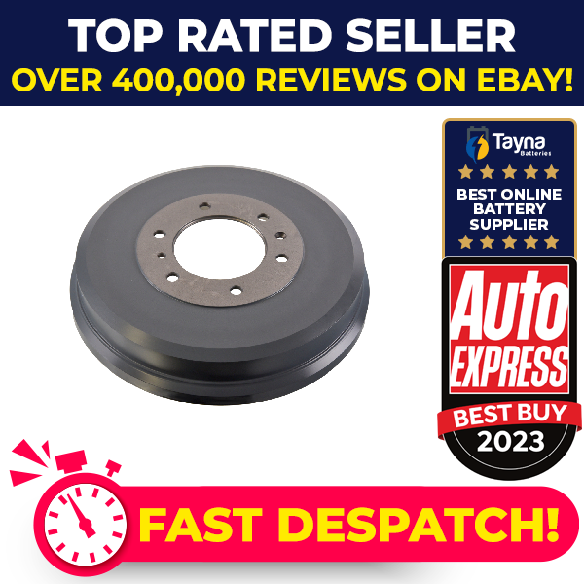 Brake Drum Rear 295mm ADBP470011 Blue Print 8979480380 8980618130 8979480381 New