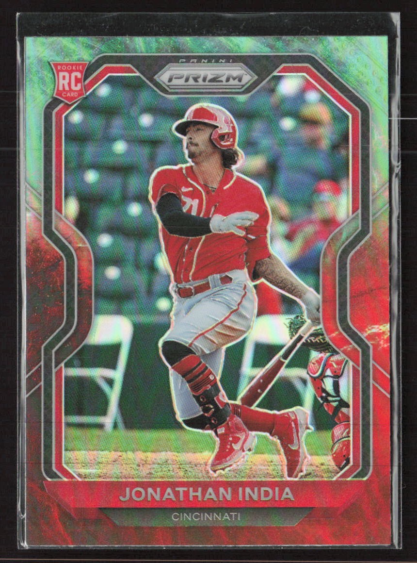 Jonathan India 2021 Panini Prizm #26 Cosmic Haze Prizm Cincinnati Reds
