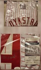 Lenny Dykstra Signed Philadelphia Phillies Pinstripe Jersey Auto JSA COA MLB