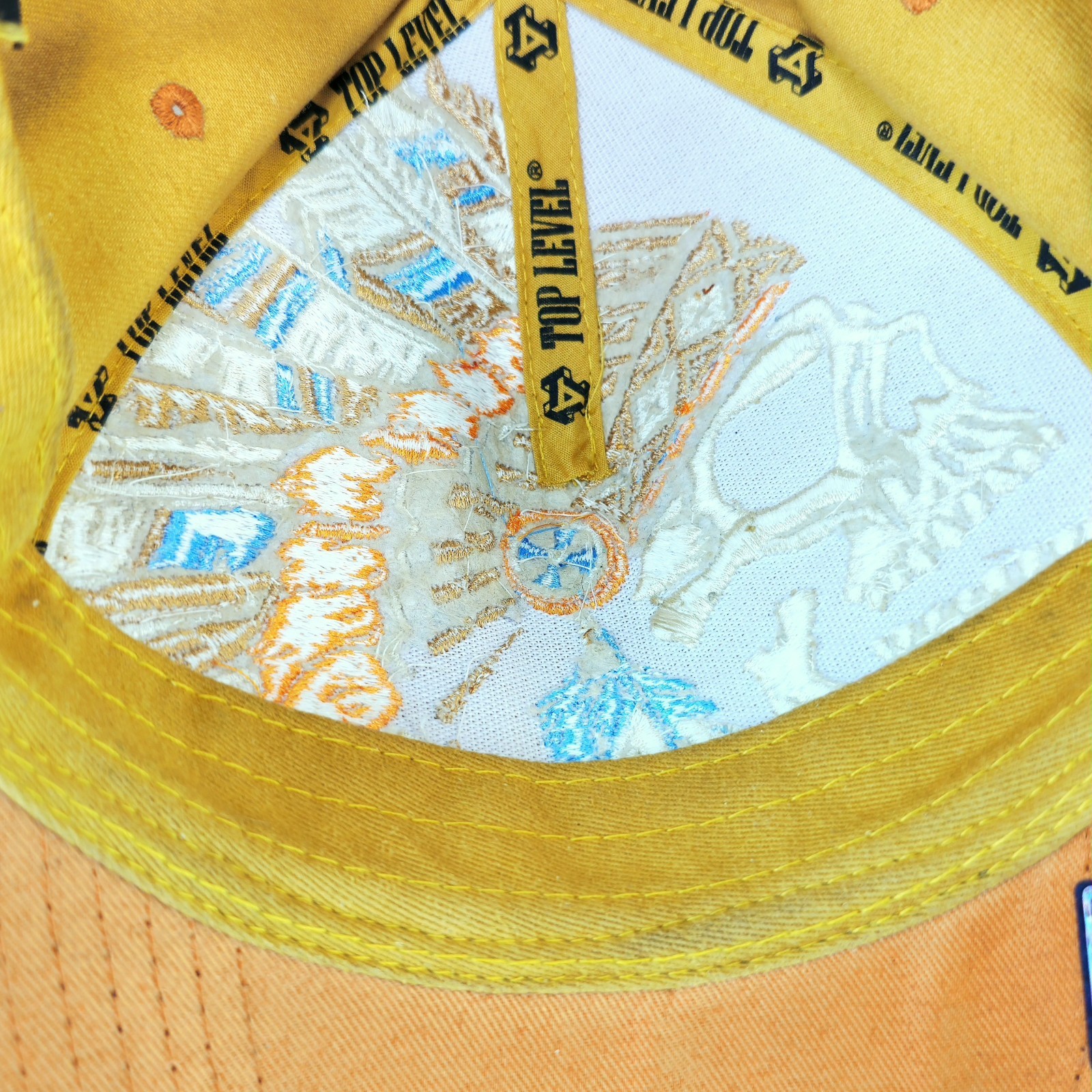 SKULL Native Top Level Snapback Hat Cap Skate Bas… - image 10