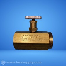 Deltrol N25BK Brass Needle Valve FNIP