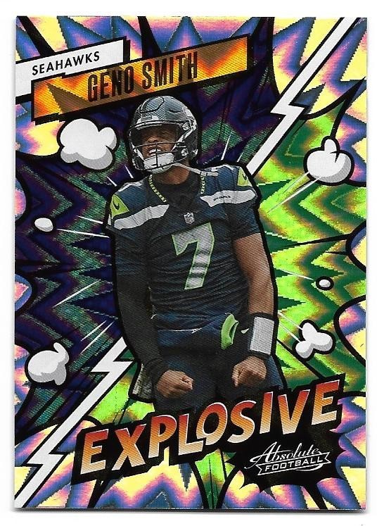 2023 Panini Absolute Explosive #7 Geno Smith SEAHAWKS SP Case Hit