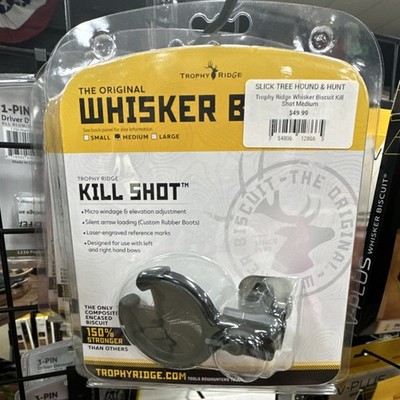 Trophy Ridge Whisker Biscuit Kill Shot Arrow Rest Black Ambidextrous AWB500M