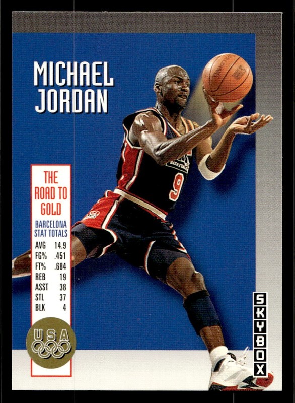 1992-93 SkyBox #USA11 Michael Jordan USA Olympic Team MINT NO RESERVE!