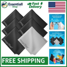6-Pack Microfiber Cleaning Cloths - Ideal for Glasses Screens