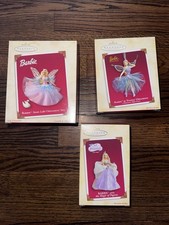 Hallmark Barbie Ornaments - Swan Lake, Tatiana & Magic Of Pegasus Hallmark Barbie Ornaments - Swan Lake, Tatiana & Magic Of Pegasus