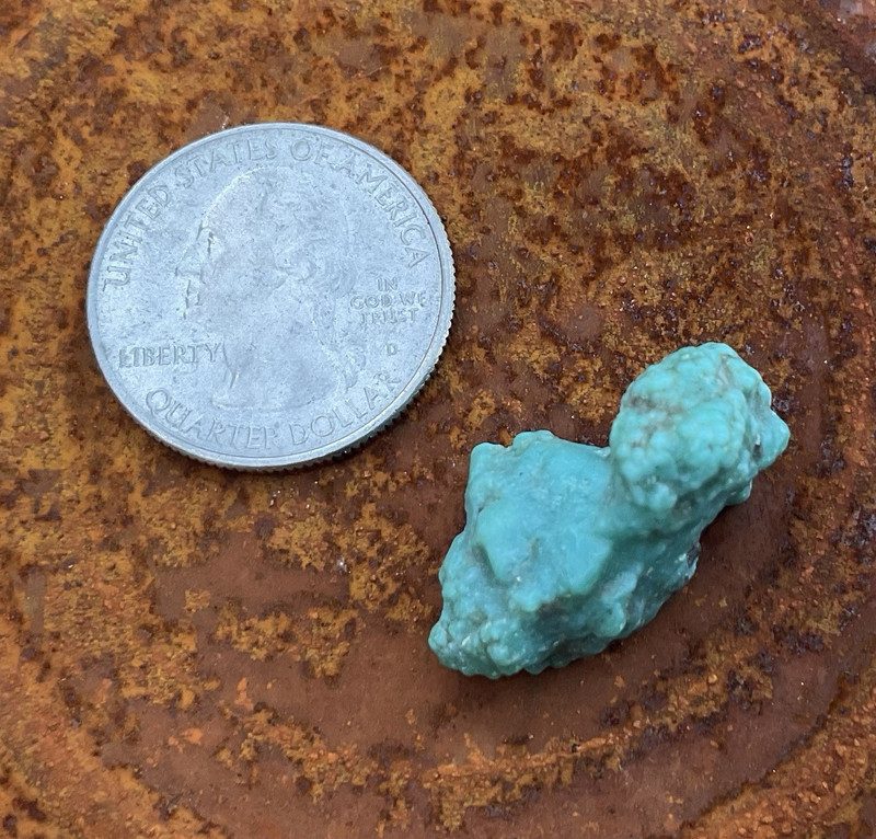 Turquoise Nugget- Unpolished Raw - Kingman, Arizona 