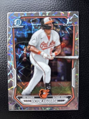 2026 Bowman Chrome Victor Figueroa Lazer Refractor #BCP-117 Baltimore Orioles