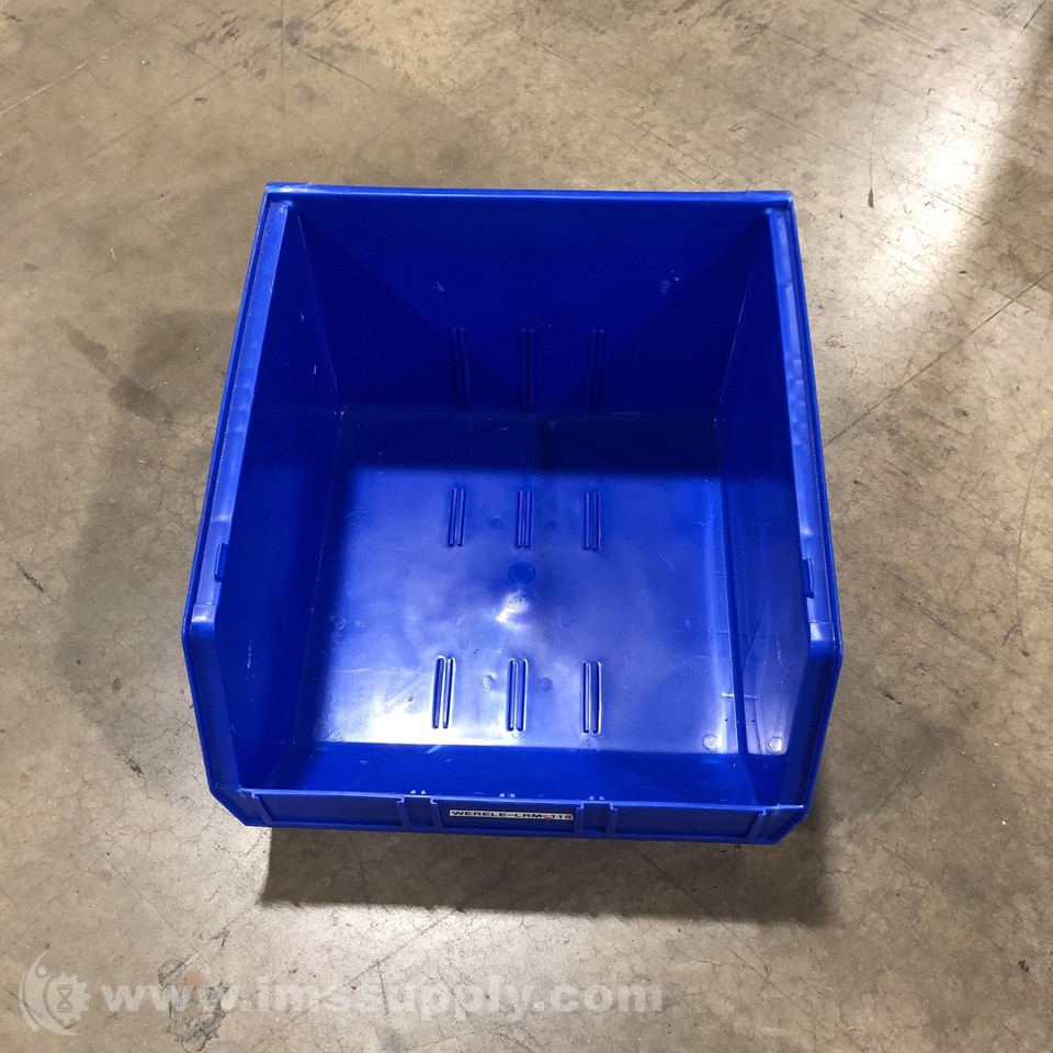 Uline S-12422 Blue Storage Bin USIP | eBay