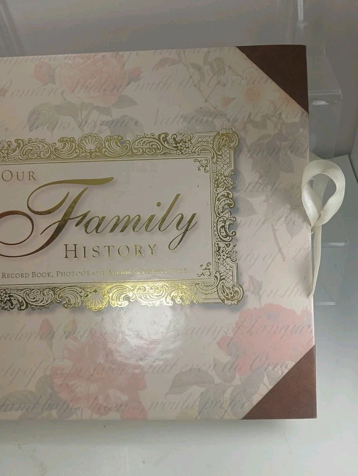 Vtg Our Family History Photo Album Scrap Book Victorian 1998 New Illustrated - Image 2 of 4