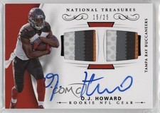 2017 Panini National Treasures Prime 15/25 OJ Howard #RSC-OJ Auto 00o6