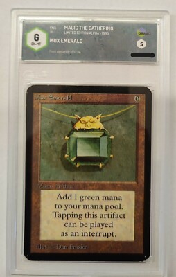 Magic The Gathering - Mox Emerald - Limited Edition Alpha