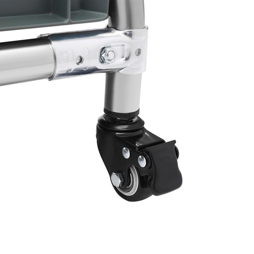Broom And Mop Holder Movable Floor-Mounted Mop Rack Floor Standing Cleaning Tool - Picture 10 of 14
