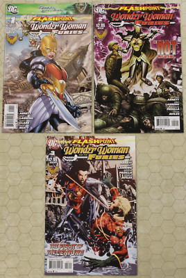 FLASHPOINT WONDER WOMAN AND THE FURIES (2011) Complete NM Set #1 - 3 (DC Comics