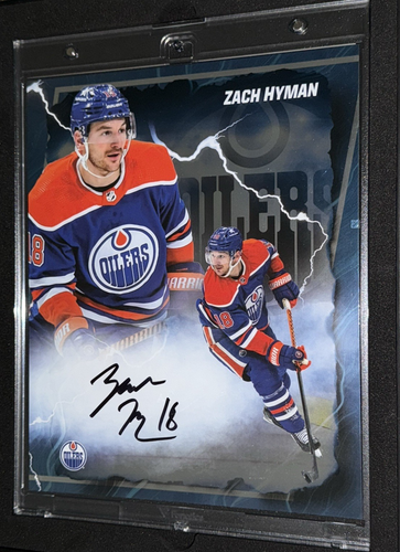 Fanatics 1st Edition NHL 2024-25 Under Wraps Emanate Zach Hyman Auto /10 Blue