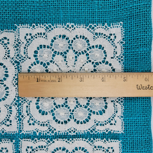 4 Vintage Nottingham Lace Floral Doily Coasters 5x5 Francia Lacecraft - Picture 4 of 15